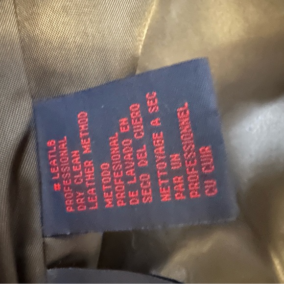 Ralph Lauren Dark Brown Leather Motorcycle Jacket - Picture 7 of 12